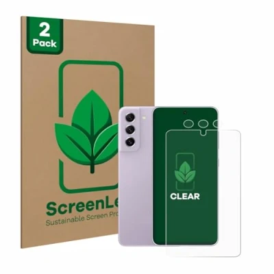 Afbeelding van ScreenLeaf Screenprotector voor Samsung Galaxy S21 FE 5G (Voor+Camera) Duurzame schermbescherming Folie Beschermfolie transparant (2 Stuks)