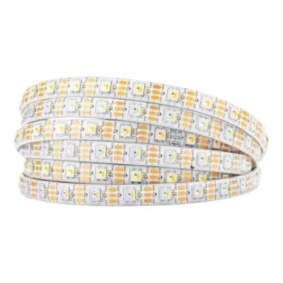Afbeelding van BTF LIGHTING RGBW RGBNW RGB+Natuurlijk Wit SK6812 (Vergelijkbare WS2812B) 5m 60LEDs/Pixels/m Individueel Adresseerbare Flexibele 4 Kleur in 1 LED Droom Kleuren Strip IP65 Waterdicht DC5V PCB