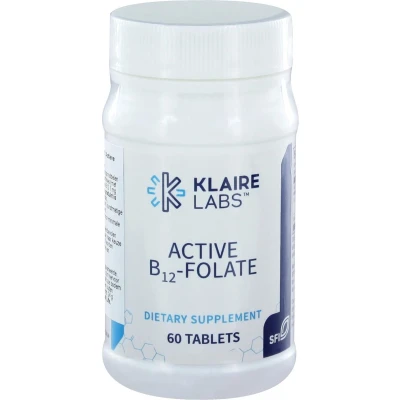 Afbeelding van Klaire Labs Vitamine B12 Folaat Actief, 60 tabletten
