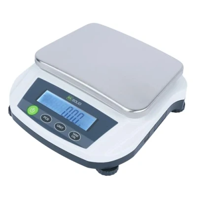 Afbeelding van U.S. Solid Precisieweegschaal, 5000 g x 0,01 g, analytische digitale laboratoriumweegschaal, weegschaal voor keuken, sieraden, wetenschap, 19 stuks