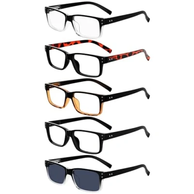 Afbeelding van Eyekepper 5 stuks klassieke veerscharnieren leesbril +1.50
