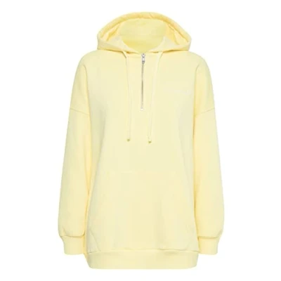 Afbeelding van Thejoggconcept Jcsafine Halfzip Sweater, Dames, Maat: Small, Lemon meringue