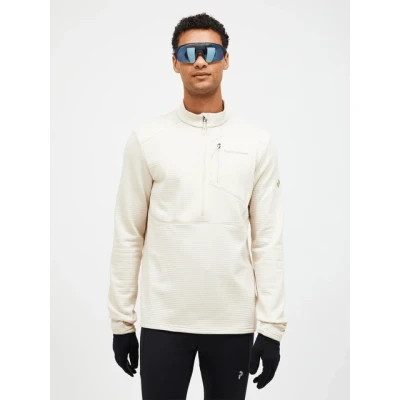 Afbeelding van Peak Performance Trail Grid Fleece Half Zip Heren Bruin XL