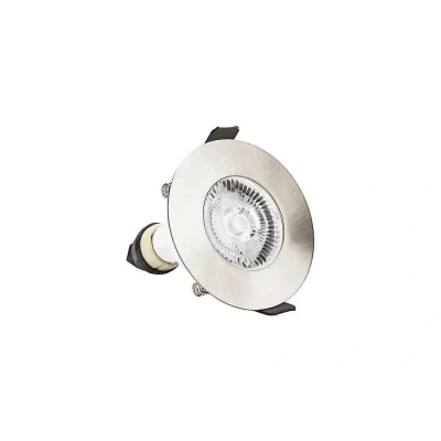 Afbeelding van IP65 GU10 armatuur Evofire Diep Rond Nikkel