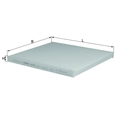 Afbeelding van Filter, binnenlucht MAHLE ORIGINAL LA 301