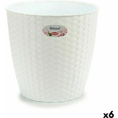 Afbeelding van Grondlegger Stefanplast Wit Plastic 29 x 27 cm (6 Stuks)