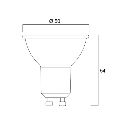 Afbeelding van Sylvania LED reflectorlamp GU10 5W 4.000K 36 475 lm glas