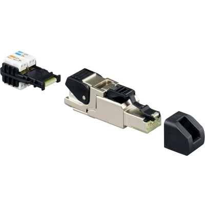 Afbeelding van Rutenbeck US Cat.6A iso B 13900320 Zwart 1 stuk(s)