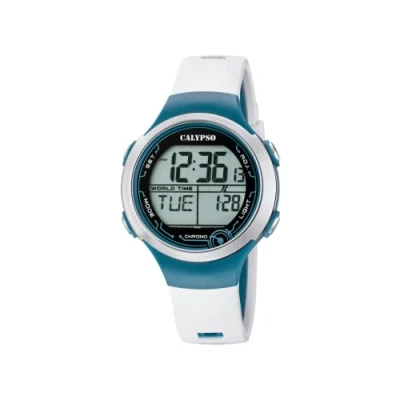 Afbeelding van CALYPSO WATCHES Chronograaf Digital Crush, K5799/1 Polshorloge, quartz, dameshorloge, herenhorloge, digitaal, stopwatchfunctie