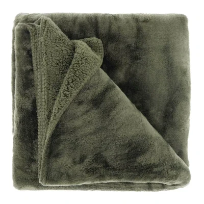 Afbeelding van Unique Living Plaid Deken Torvah 150x200cm Deep Green