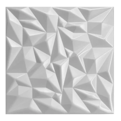 Afbeelding van 3D panelen, polystyreen, plafondpanelen, wandpanelen, piepschuim decors, plafonds, wandbekleding, 3 mm dik, 50 x cm / 6m², 24 stuks