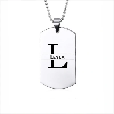 Afbeelding van Ketting RVS Met Naam Leyla
