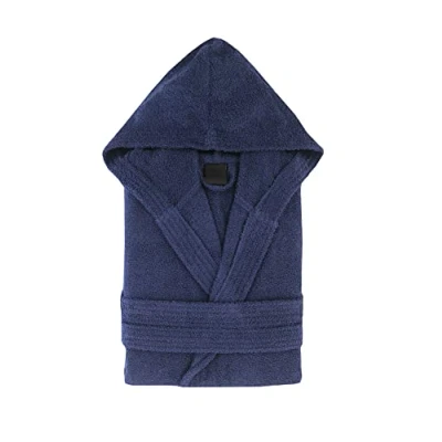 Afbeelding van Top Handdoek Unisex Badjas Douchebadjas voor Heren of Dames met Capuchon 100% Katoen 500g/m2 Badstof Badjas, M