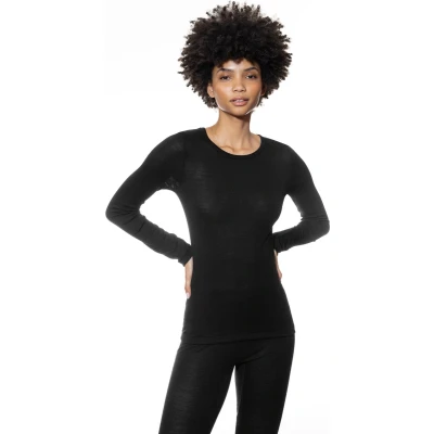 Afbeelding van mey Langarm Serie LOVE Pyjamashirt, Dames, Maat: 34/36, Schwarz