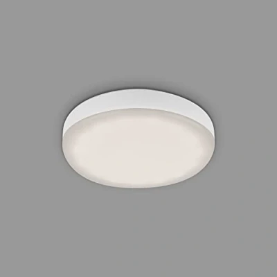 Afbeelding van BRILONER, LED inbouwspot frameless, badkamer, IP44, kleurtemperatuur neutraal wit, 3W, 350 lm, 75 mm, wit.