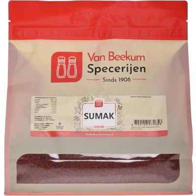 Afbeelding van Van Beekum Specerijen Sumak 1 kilo (hersluitbare stazak)
