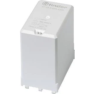 Afbeelding van Finder vermogensrelais voor pv omvormers 3x maak 50a 400vac spoel 12 vdc contact agsno2 met contactafstand van 3mm of meer 67 23 9 012 4300