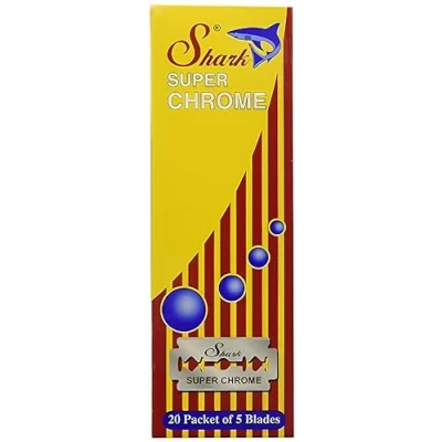 Afbeelding van LORD Shark Super Chrome 100 DE scheermesjes, 112 g
