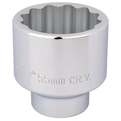 Afbeelding van Draper DRA16708 3/4&quot; Vierkant Drive 12 Punt Socket (55mm), Blauw, 55 mm