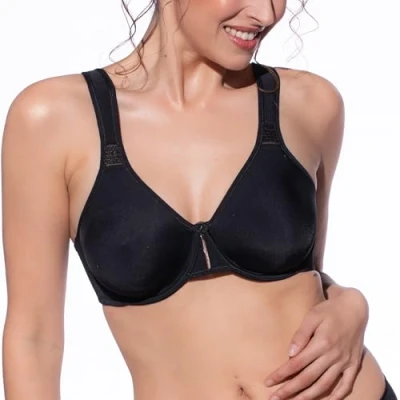 Afbeelding van Selene Lorea Cup Foam BH met beugels, Zwart, 95D