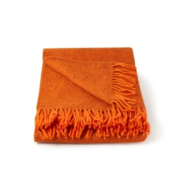 Afbeelding van Wollen Plaid Oranje 130 x 200 cm Klippan