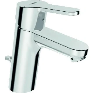 Afbeelding van Hansa primo 1 gats wastafelkraan met waste vaste uitloop 11cm chroom 49562203