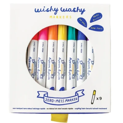 Afbeelding van Jaq Bird Uitwisbare (raam)stiften Wishy Washy Markers