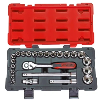 Afbeelding van KS Tools Ultimate 922.0623 Set met dopsleutels en accessoires, 24 delig