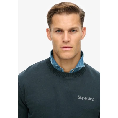 Afbeelding van Superdry CORE LOGO CITY CREW Sweater, Heren, Maat: XL, Blueberry