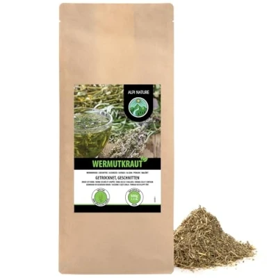 Afbeelding van Alsemkruid gesneden (500 g), alsem, 100% natuurlijk, alsem thee zonder toevoegingen