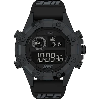 Afbeelding van Timex UFC Kick TW2V87000 Horloge Rubber Zwart Ø 49 mm