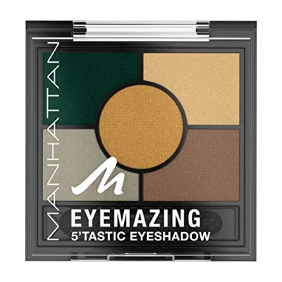 Afbeelding van Manhattan Eyemazing 5&#039;Tastic Oogschaduw Palette 006 Jungle Green