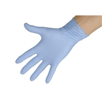 Afbeelding van MM Eurotool Nitril Poedervrij Wegwerphandschoenen 100 stuks Blauw L