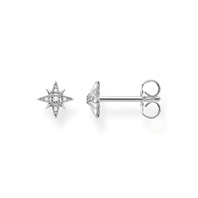Afbeelding van Thomas Sabo Oorbel voor dames met enkele ring, 925 sterling zilver (enkele oorbel)