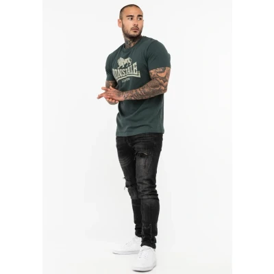 Afbeelding van Lonsdale Normale Passform ST Erney Tshirt print, Heren, Maat: XXL, green