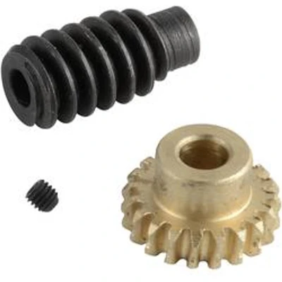 Afbeelding van Reely Messing, Staal Wormwielset Soort module: 0.5 Aantal tanden: 20