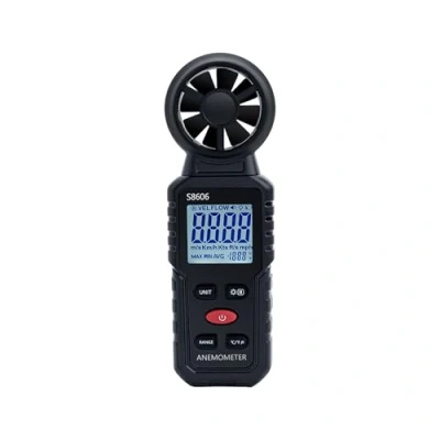 Afbeelding van Mcbazel 3 in 1 anemometer met lcd display, windsnelheidsmeter, tester, snelheidsmeter, luchtdoorstroomthermometer voor outdoor, drone, jacht, vissen
