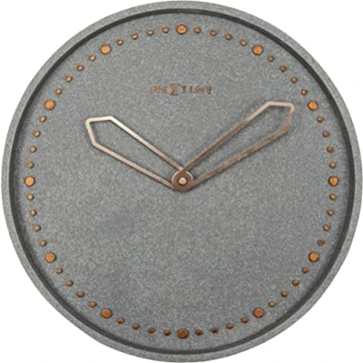 Afbeelding van Nextime wandklok Cross Grijs