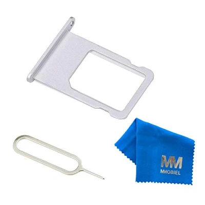 Afbeelding van MMOBIEL Sim Tray Kaart Houder Nano Slot Compatibel met iPhone 6S (zilver)
