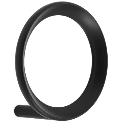Afbeelding van Normann Copenhagen Loop M wandhaak 7,8 cm Zwart