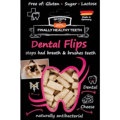 Afbeelding van QCHEFS Dental Flips: Kauwstok voor de gebitsverzorging van katten antibacteriële gebitsreiniging die tandsteen verwijdert.