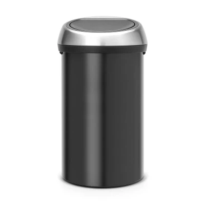 Afbeelding van Brabantia Touch Bin 60 Liter Matt Black Fingerprint Proof