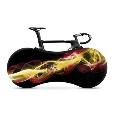 Afbeelding van Velo Sock Inpandige fietsenstalling, standaardontwerp „Spanje, ideaal voor 26&quot; 29&quot; fietsen, 3D stretch, machinewasbaar