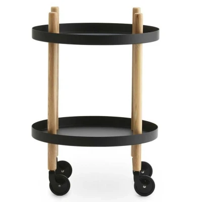 Afbeelding van Normann Copenhagen Block Trolley 45 Zwart