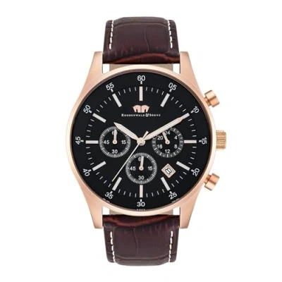 Afbeelding van Rhodenwald &amp; Söhne Goodwill Chronograaf, Heren, Maat: One Size, Dark brown