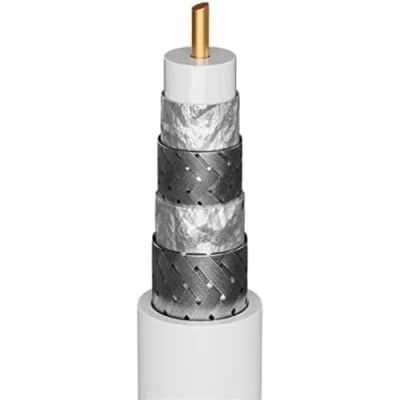 Afbeelding van Goobay 120 dB SAT coaxkabel, 4x afgeschermd, CCS