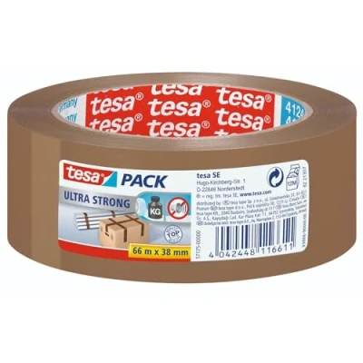Afbeelding van tesapack PVC ULTRA STRONG 66M x 38 MM BROWN