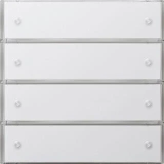 Afbeelding van Gira F100 tastsensor 3 Comfort 4 voudig (KNX/EIB) zuiver wit
