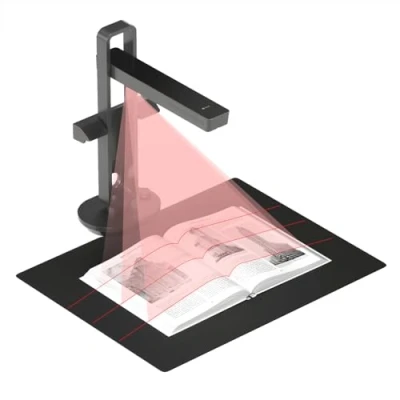 Afbeelding van CZUR Aura Pro A Draagbare boekscanner, opvouwbare documentscanner, compatibel met macOS en Windows, converteert in bewerkbaar formaat voor thuiskantoor