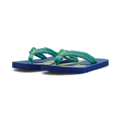 Afbeelding van PUMA Epic FLIP V2 JR Flop, Sprankelende Groen kobalt Glaze Lime Sheen, 6 UK, groene glazuur limoen glans, 39 EU